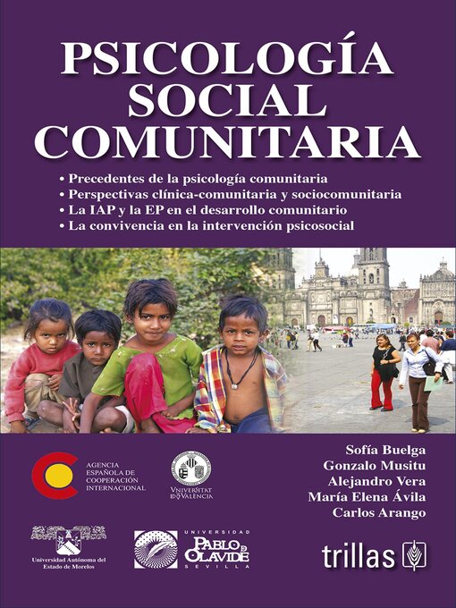 Cover image for Psicología social comunitaria